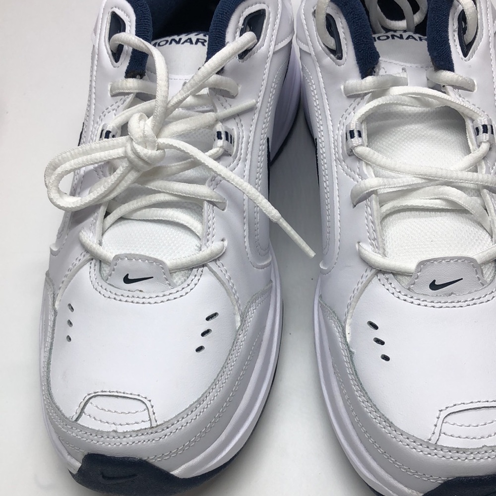 Mens Nike Air Monarch IV White/Grey 415445-102 USED Size 11 - Picture 9 of 10